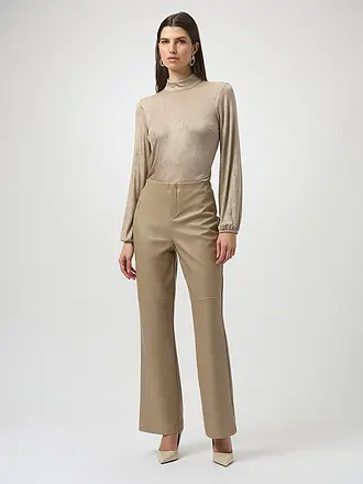 JOSEPH RIBKOFF | Pantalones de Imitación de Cuero | camel